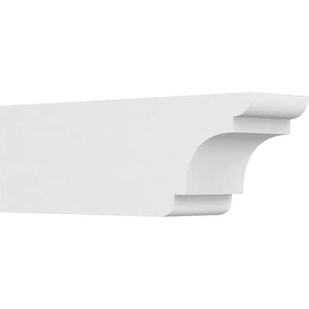 Ekena Millwork Standard New Brighton Architectural Grade PVC Rafter Tail, 6"W X 8"H X 24"L RFTP06X08X24NEB